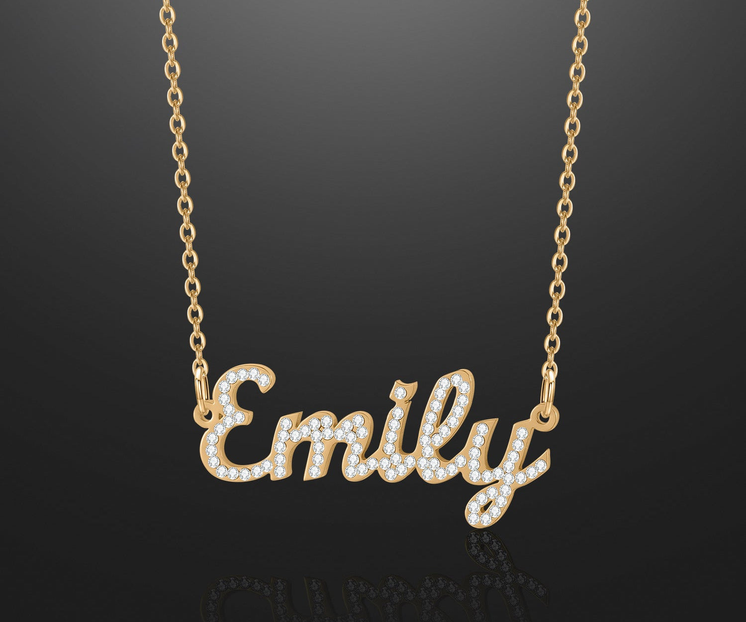 Kids Iced Name Necklace