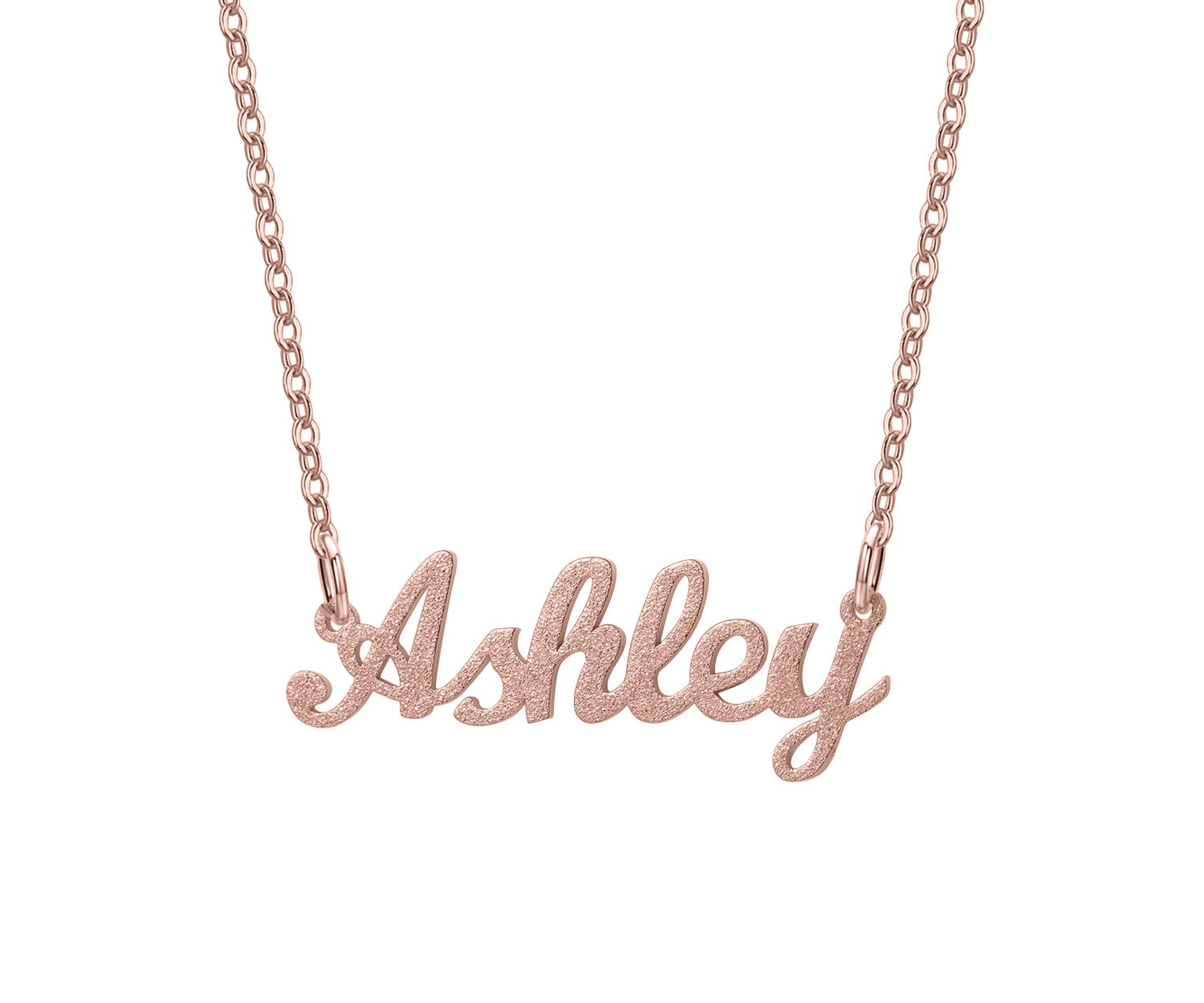 Diamond Cut Name Necklace