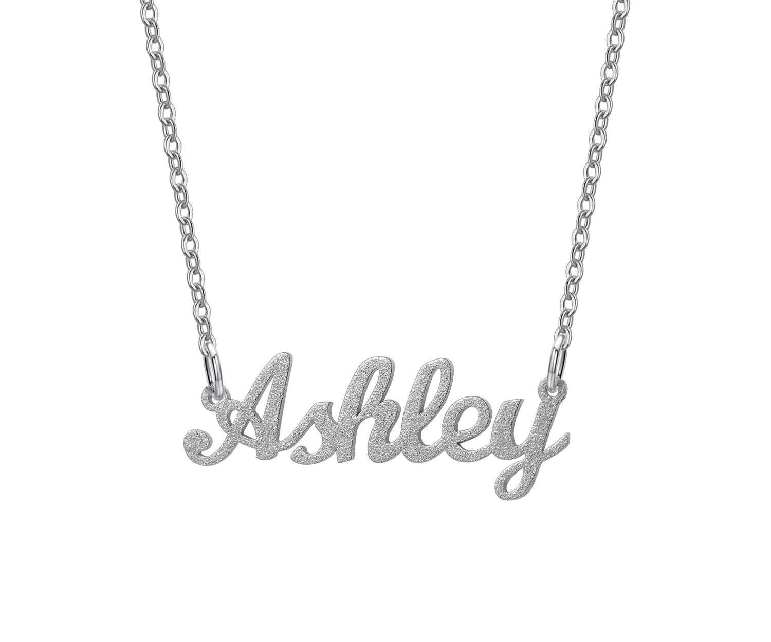 Diamond Cut Name Necklace