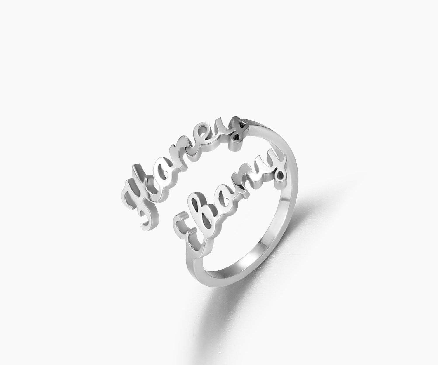 Double Name Ring
