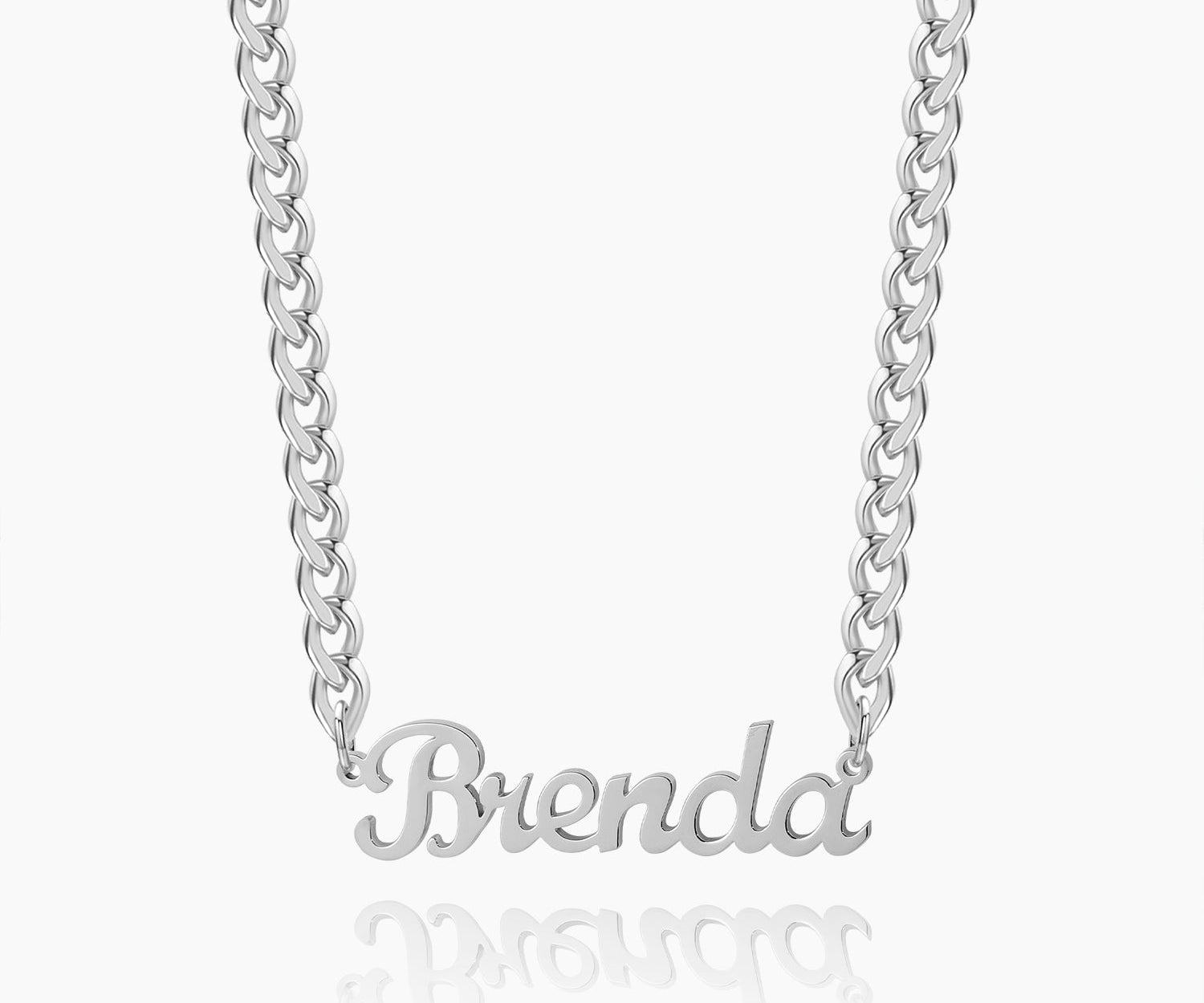 Custom Name Necklace w/ Cuban Chain