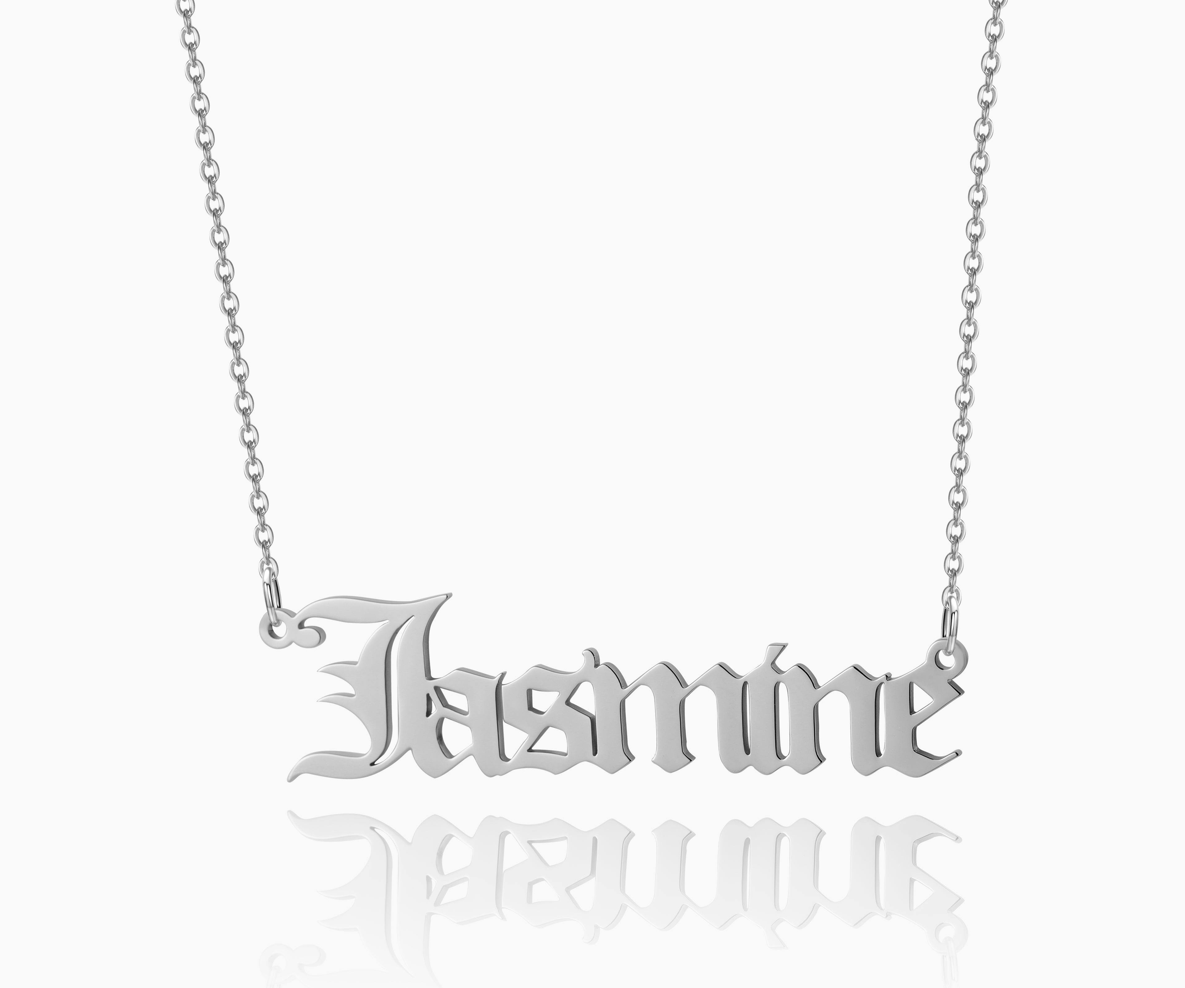 Gothic Name Necklace