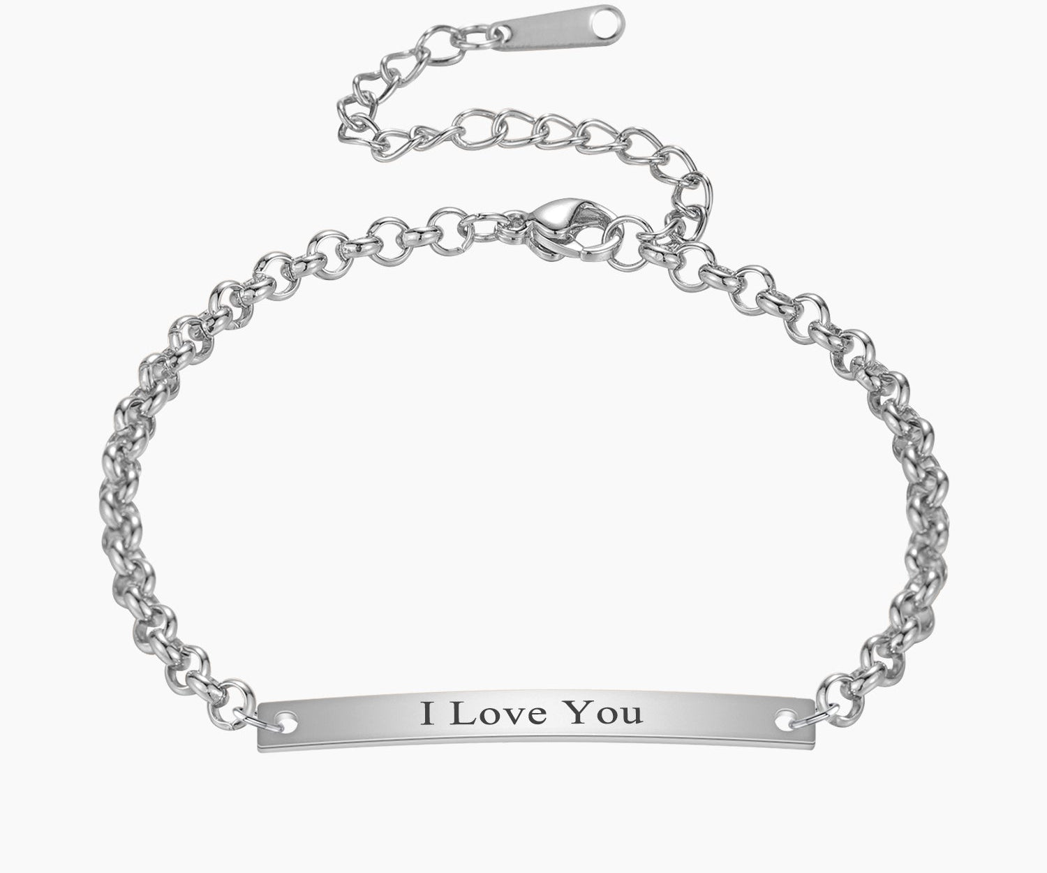 Engraved Bar Bracelet