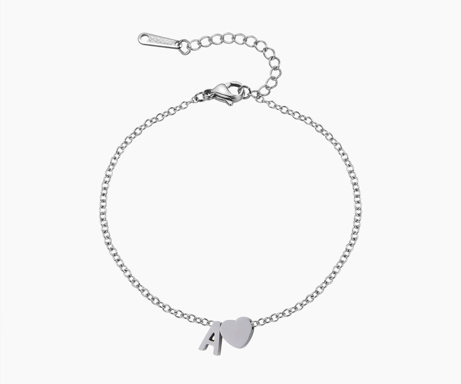 Heart Letter Bracelet