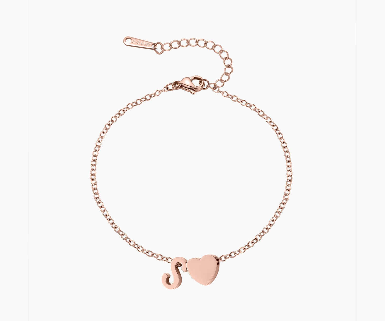 Heart Letter Bracelet