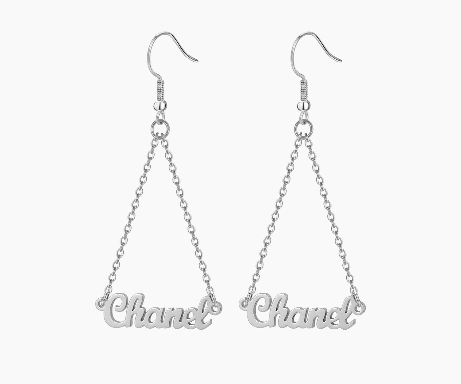 Name Dangle Earrings