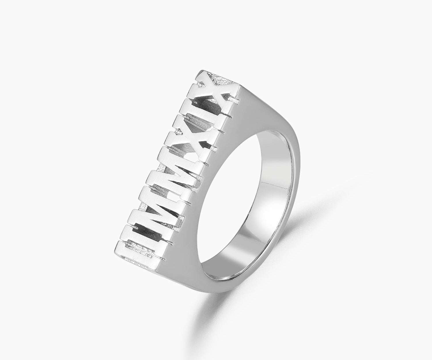 3D Roman Numeral Ring