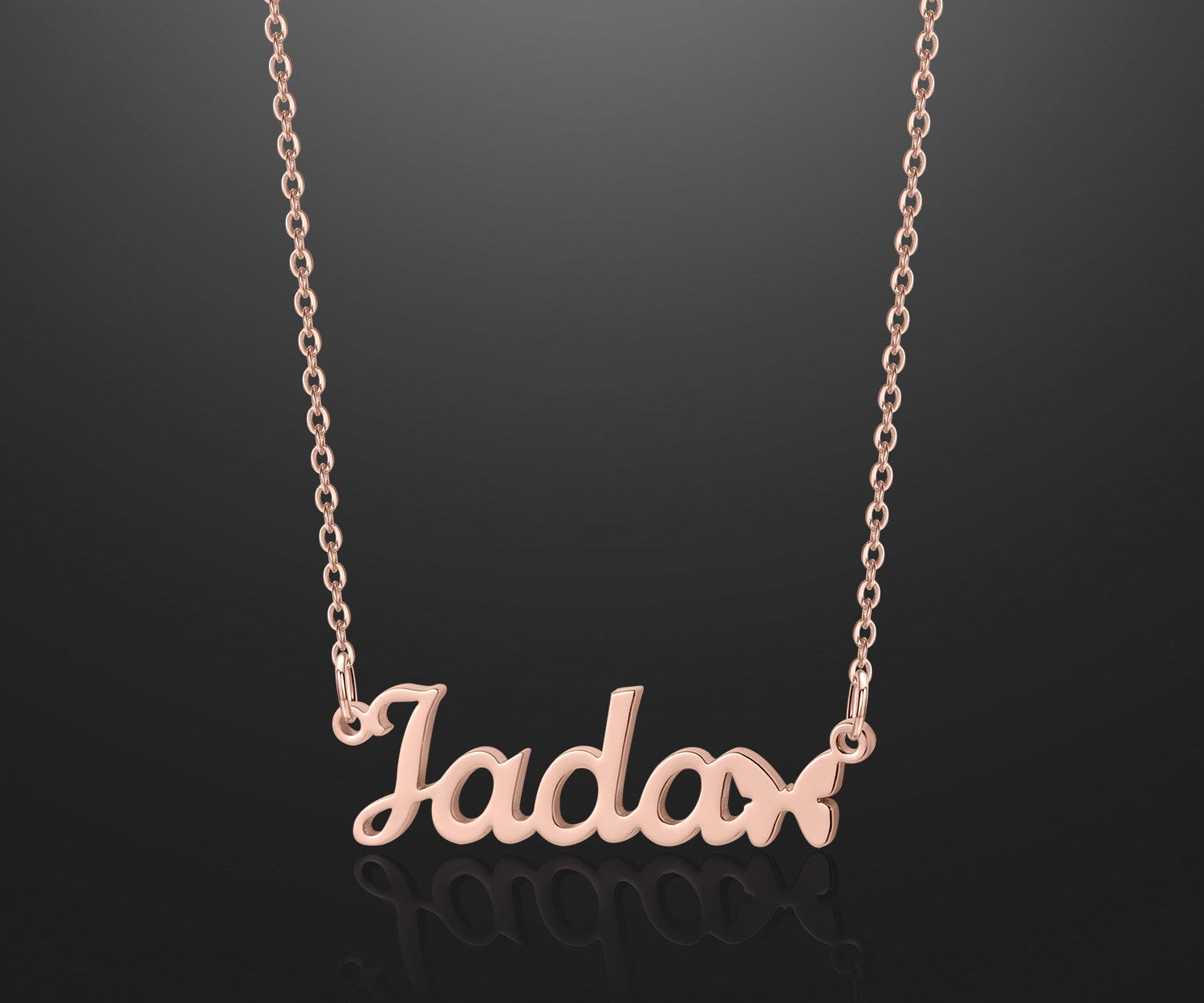 Kids Butterfly Name Necklace