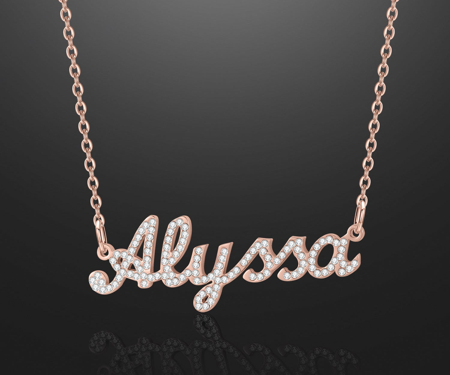 Kids Iced Name Necklace