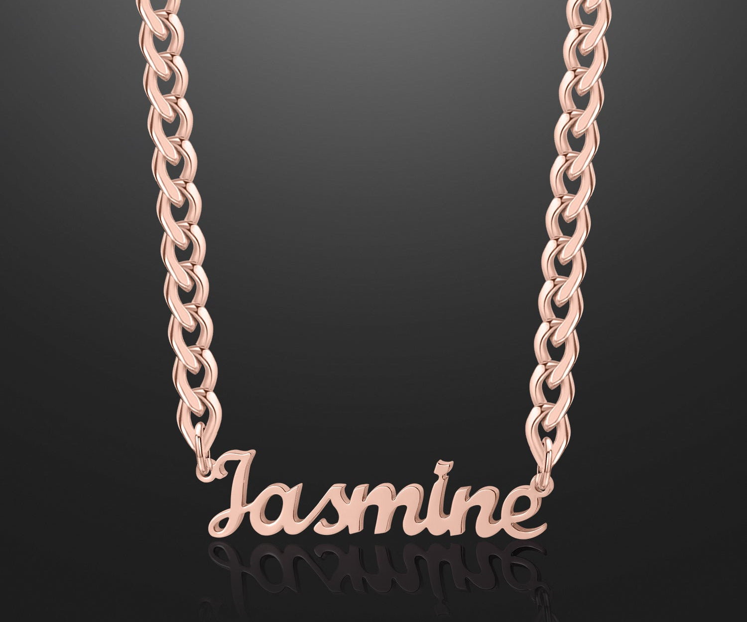 Kids Custom Name Necklace w/ Cuban Chain