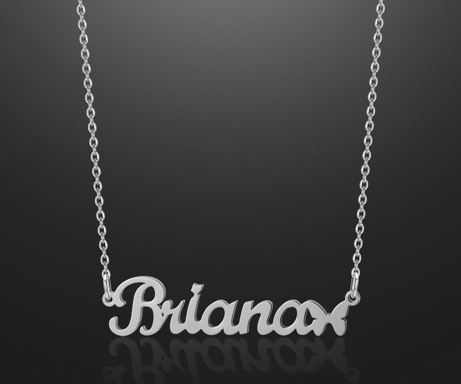 Kids Butterfly Name Necklace